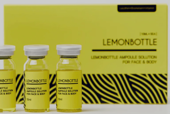 Lemon Bottle Ampullenlösung für Gesicht und Körper.