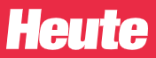 Logo des Magazins Heute – weiße Schrift auf rotem Hintergrund