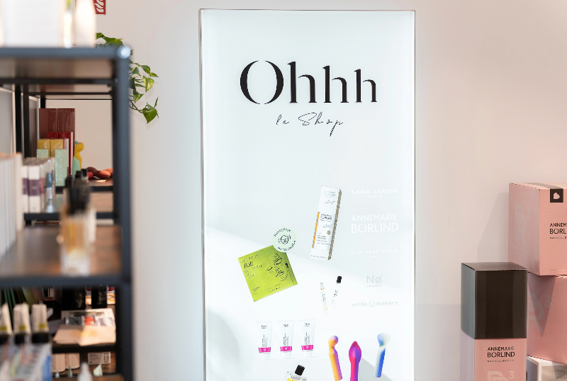 Beauty-Konzeptstore „Ohhh le Shop“ mit Markenprodukten – moderne Hautpflege in stilvollem Ambiente